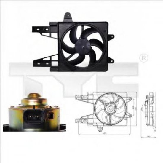 Ventilator, radiator Ventilator, radiator