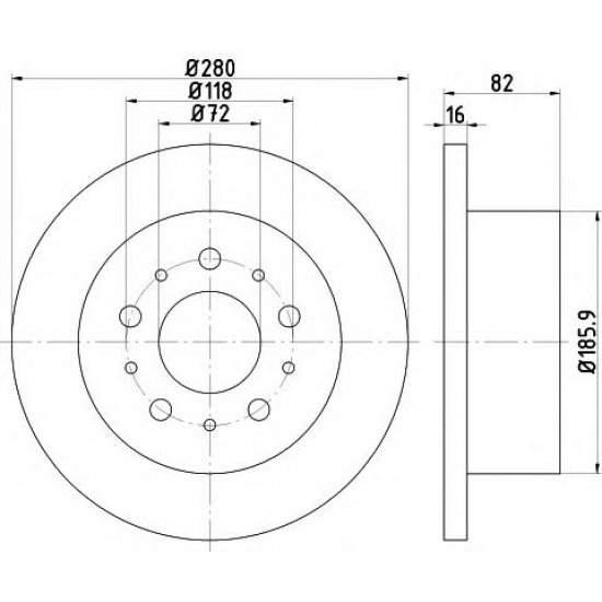 Disc frana