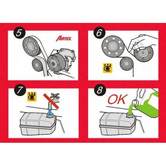 Set pompa apa + curea dintata Set pompa apa + curea dintata