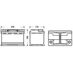 ACUMULATOR EXIDE 70AH