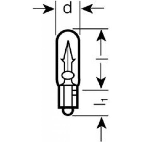 BEC 24V AUX W1.2W OSRAM 2741