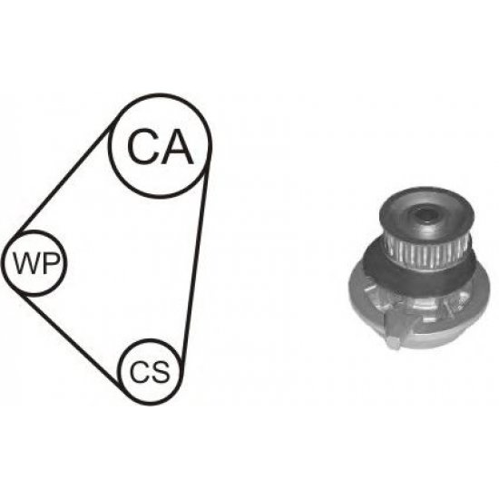 Set pompa apa + curea dintata