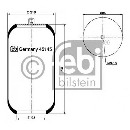 Burduf, suspensie pneumatica