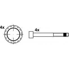 Set placute frana spate Set placute frana spate