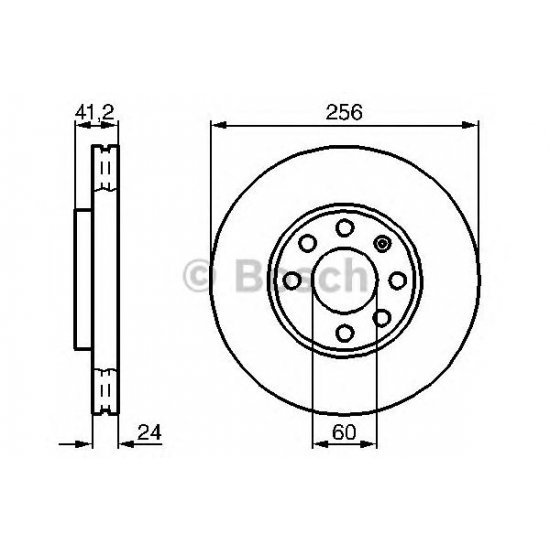 Disc de frana BOSCH 0986478881 Disc de frana BOSCH 0986478881