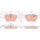set placute frana,frana disc set placute frana,frana disc