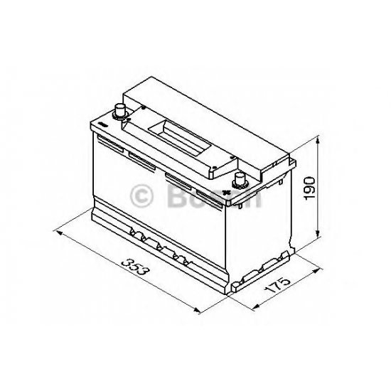 BATERIE AUTO S3 90 Ah BOSCH 0092S30130 BATERIE AUTO S3 90 Ah BOSCH 0092S30130