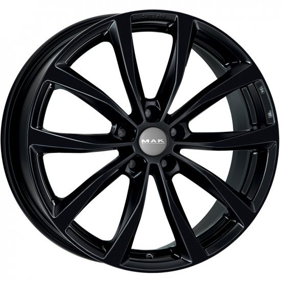 Jante MAK WOLF GLOSS BLACK 8 J19 5X108 ET 50 Jante MAK WOLF GLOSS BLACK 8 J19 5X108 ET 50