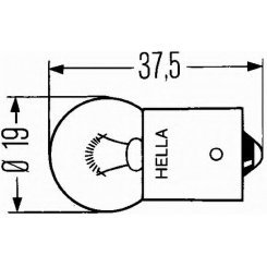 BEC POZITIE R5W 12V BA 15S