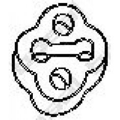 Banda cauciuc, sistem de esapament