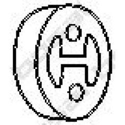 Banda cauciuc, sistem de esapament