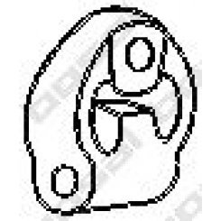 Banda cauciuc, sistem de esapament