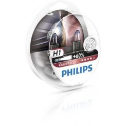 Set de 2 becuri H1 12V 55W P14,5s VISION PLUS Set de 2 becuri H1 12V 55W P14,5s VISION PLUS