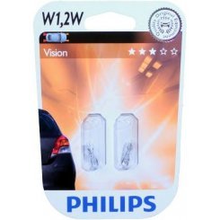 Set de 2 becuri W1,2W 12V 1,2W W2X4,6d (BLISTER)
