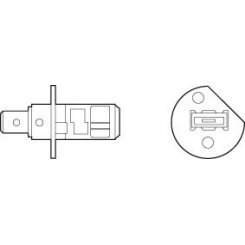 Bec H1 12V 55W P14,5s Blue Effect