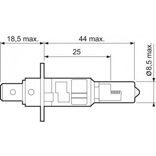 Bec H1 12V 55W P14,5s PLUS 50