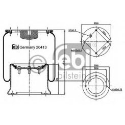 Burduf, suspensie pneumatica