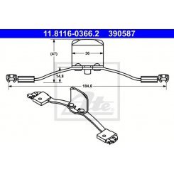 Arc, etrier frana Arc, etrier frana