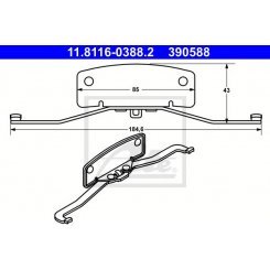Arc, etrier frana Arc, etrier frana