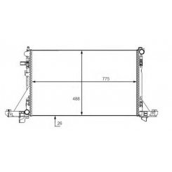 Radiator, racire motor Radiator, racire motor