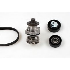 Pompa apa + Set curea transmisie cu caneluri Pompa apa + Set curea transmisie cu caneluri