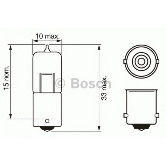 Bec 12V 10W PURE LIGHT BOSCH 1987302233