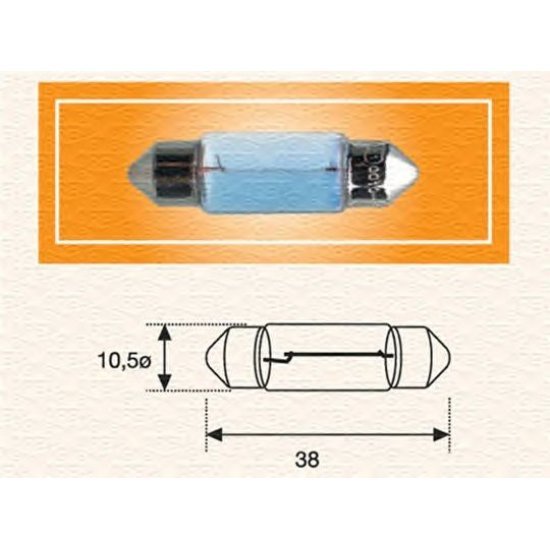 Bec  ilum nr circulatie C5W  1 MAGNETI MARELLI 009418100000