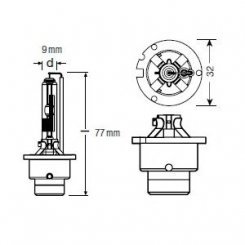 Bec Xenon D2r -  Osram