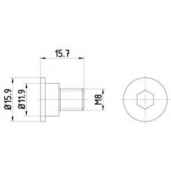 Surub disc frana fata