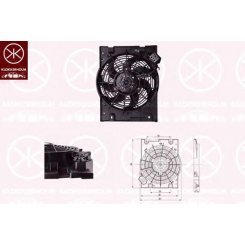 Ventilator radiator cu rama ae