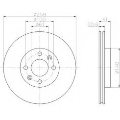 DISC FRANA (SET 2 BUC) DISC FRANA (SET 2 BUC)