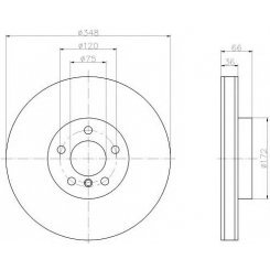 Disc frana fata dreapta
