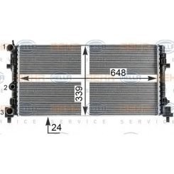 Radiator racire motor