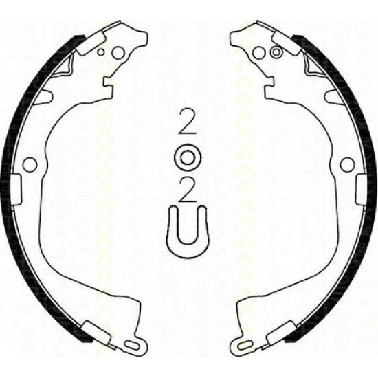 1 Set saboti frana cu 1 Set saboti frana cu