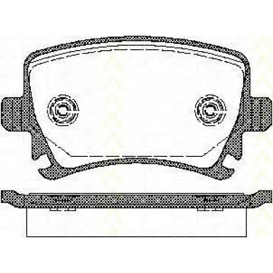 1 set garnituri frane pt.