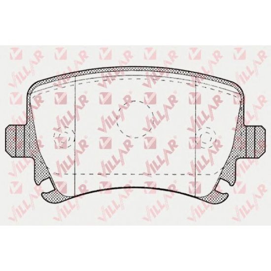 1 set garnituri frane pt.