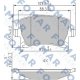1 set garnituri frane pt.