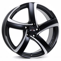 Jante ALUTEC SHARK RACING SCHWARZ FRONTPOLIERT 7 J16 5X100 ET 38