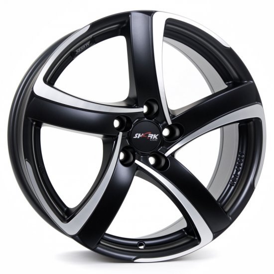 Jante ALUTEC SHARK RACING SCHWARZ FRONTPOLIERT 7 J16 5X100 ET 38