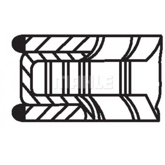 Set segmenti piston