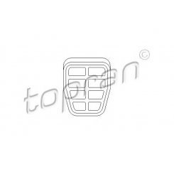 Acoperire pedala, pedala frana