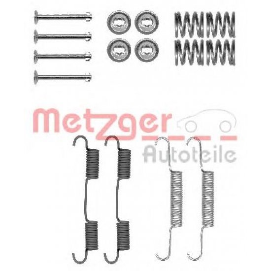 set accesorii, saboti frana parcare