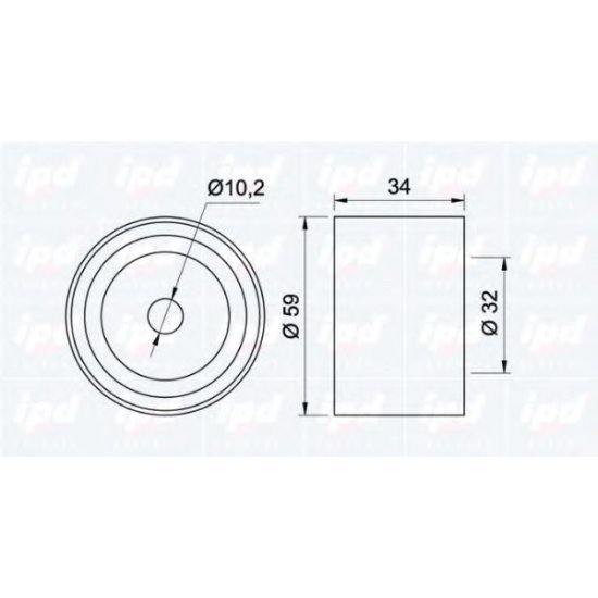 Rola ghidare/conducere, curea distributie Rola ghidare/conducere, curea distributie