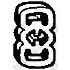 Banda cauciuc, sistem de esapament