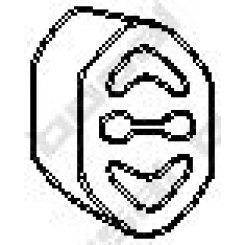 Banda cauciuc, sistem de esapament Banda cauciuc, sistem de esapament