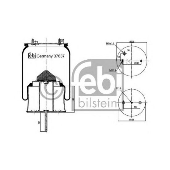 Burduf, suspensie pneumatica