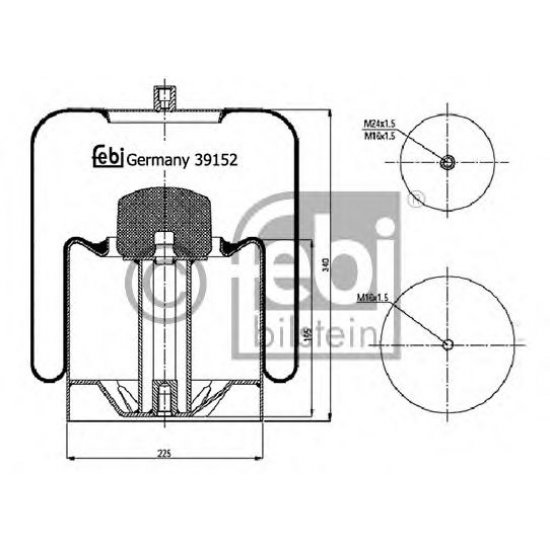 Burduf, suspensie pneumatica