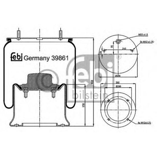 Burduf, suspensie pneumatica