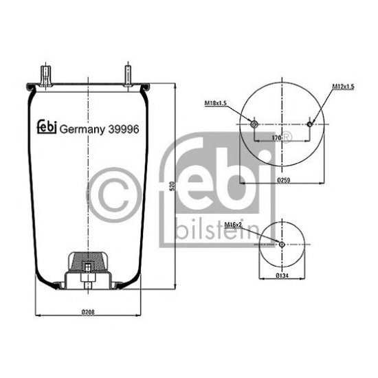 Burduf, suspensie pneumatica