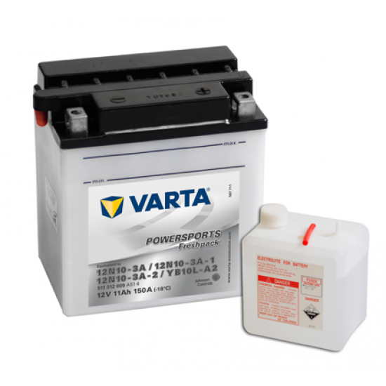 Acumulator Moto 11 Ah - POWERSPORTS Freshpack VARTA 511012009 A514